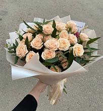 Букет Кремовые розы Латте в Александровке