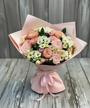 Букет цветов из:  Гвоздики, Розы и Хризантемы #REPLACE_PRED# Александровке